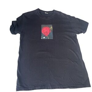Supreme Araki Rose T Shirt Black‎ Size L Cotton Made in USA